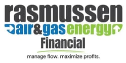 Rasmussen financial logo with the words - manage flow. manage profits.