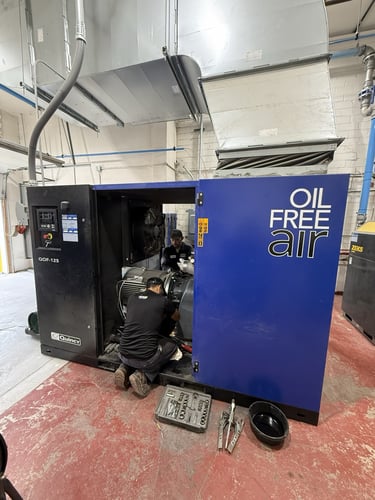 What to Do When Your Industrial Air Compressor Breaks Down