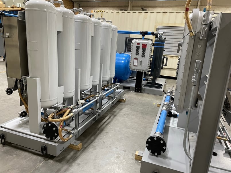 Newly installed nitrogen generation compressed gas systems