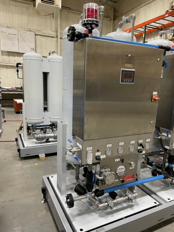 Nitrogen generation skid
